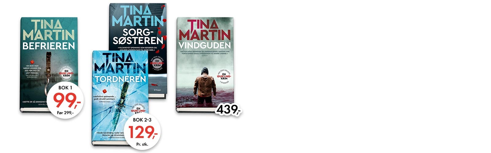 Tina Martin krimbøker Tina Martin krimbøker