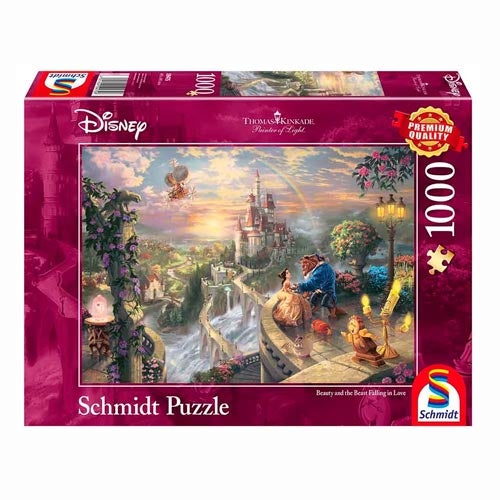 Thomas Kinkade puslespill Thomas Kinkade puslespill - Skjønnheten og udyret 1000 brikker