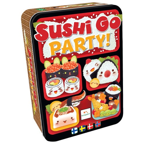 Sushi Go Party er årets beste familiespill 2024. Et morsomt kortspill som er lett å lære.