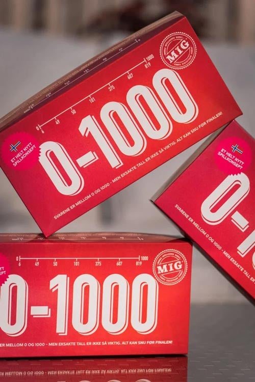 0-1000 Spill 0-1000 er årets selskapsspill 2025!