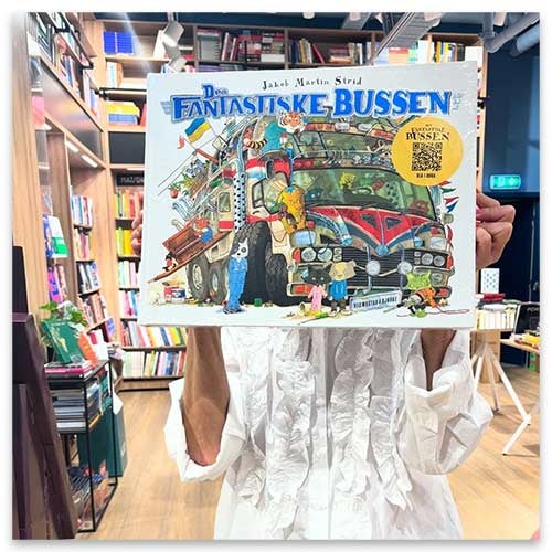 Den fantastiske bussen - (eller hvordan vi kom fra A til B) av Jakob Martin Strid. 