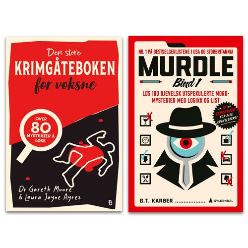 Krimgåteboken for voksne og Murdle bind 1