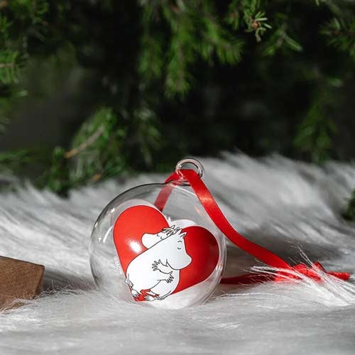 Gave til kjæreste: Julekule Mummi Hjerte