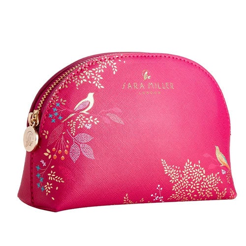 Rosa toalettmappe fra Sara Miller London
