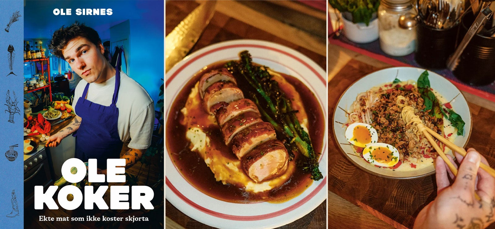 Ole koker - ekte mat som ikke koster skjorta Ole Sirnes