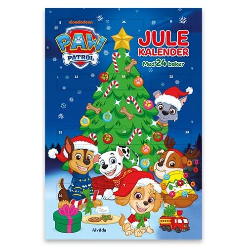 Paw Patrol - julekalender med 24 bøker
