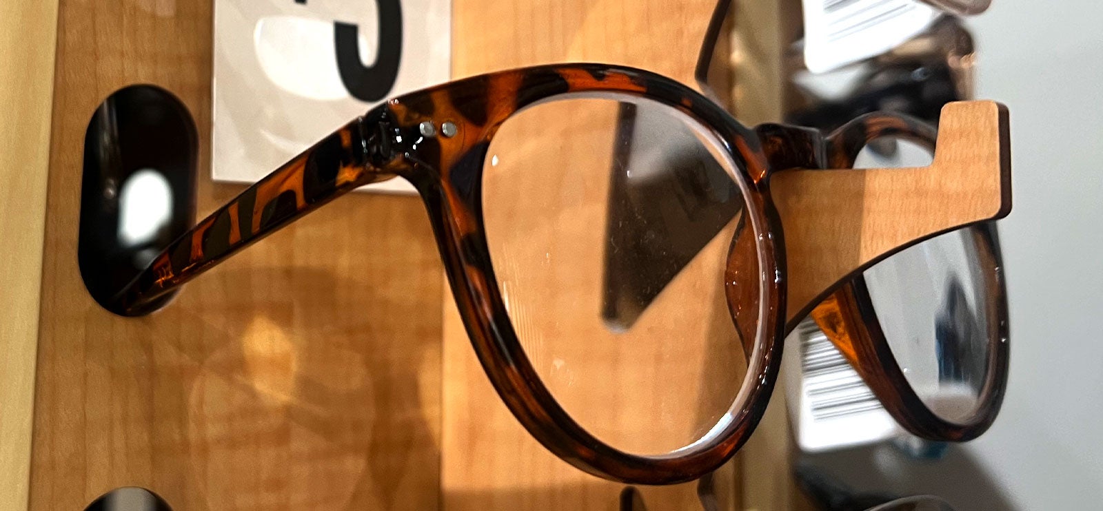 Lesebriller Brune vintage-aktige lesebriller