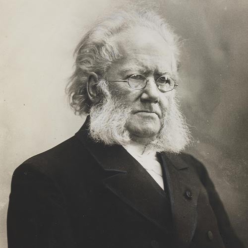 Portrett av Henrik Ibsen, 1900.