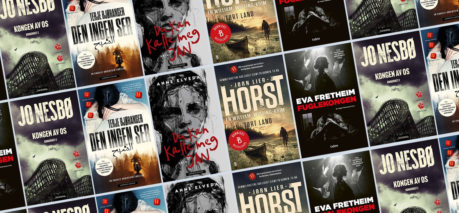 Krimbøker som er nominert til Rivertonprisen 2024