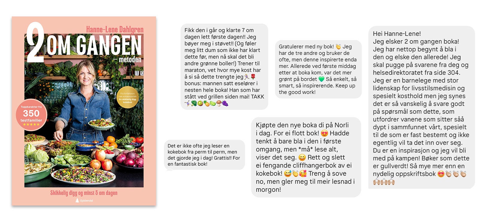  2 om gangen-metoden har fått strålende tilbakemelding fra leserne.