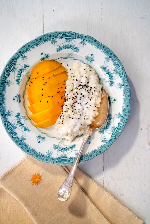 Mango sticky rice fra kokeboken Digg thai
