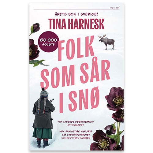 Samisk bok Folk som sår i snø av Tina Harnesk
