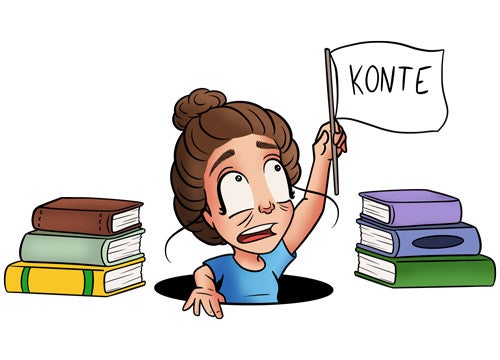 Overveldet student som vil konte på eksamen