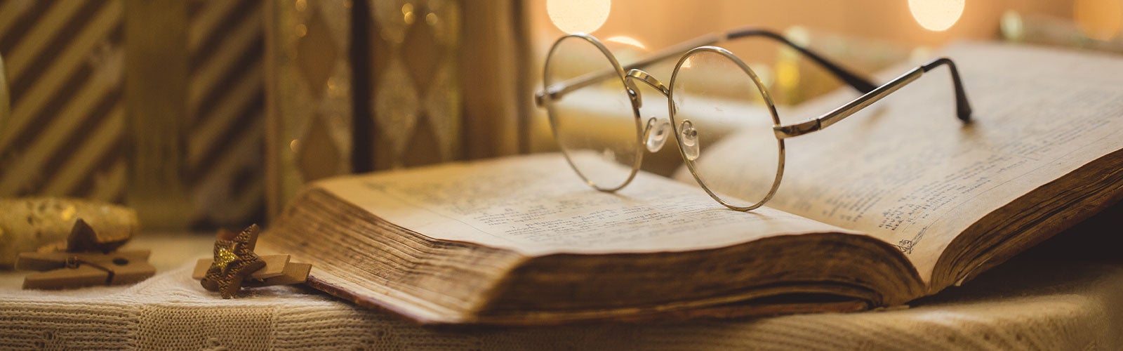 Harry Potter briller på bok