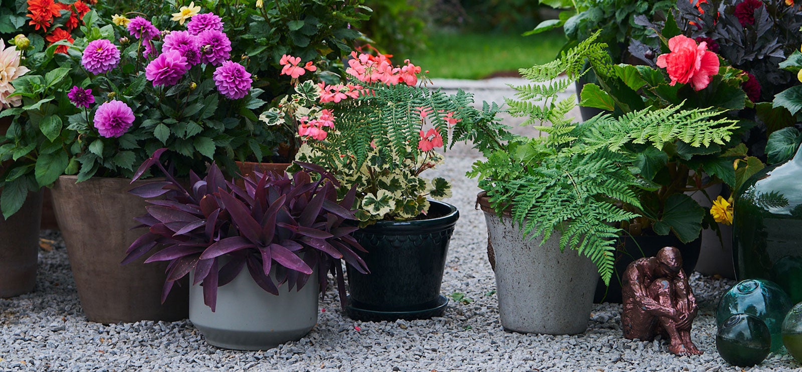 Krukkedilla Krukker med blomster