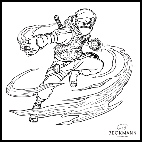 Tegneark Ninja Master