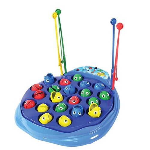 Spill for barn: fiskedam