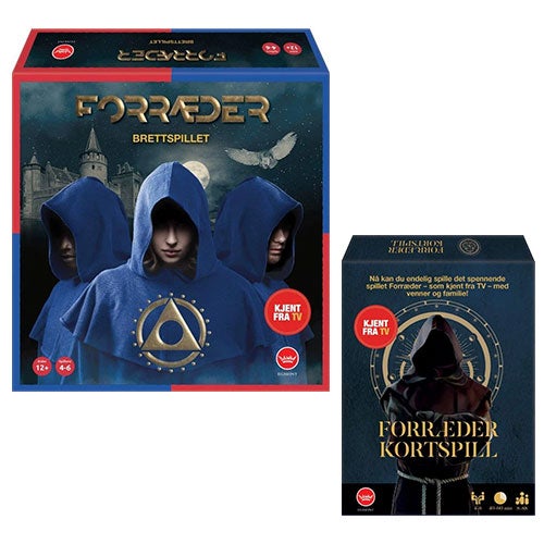 Brettspill og kortspill inspirert av TV-serien Forræder