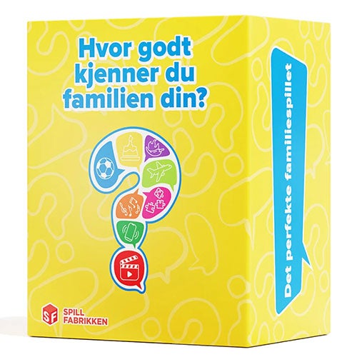 Spill Hvor godt kjenner du familien din