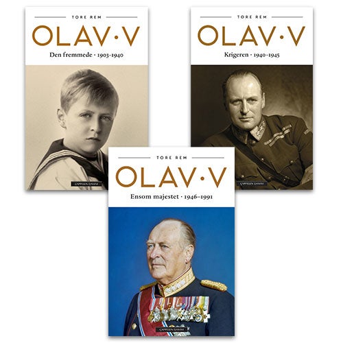 Bøker om Kong Olav V av Tore Rem