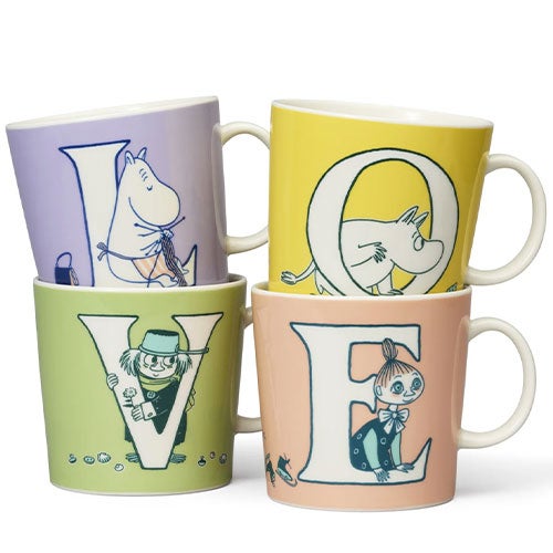 Mummikopper LOVE bokstaver