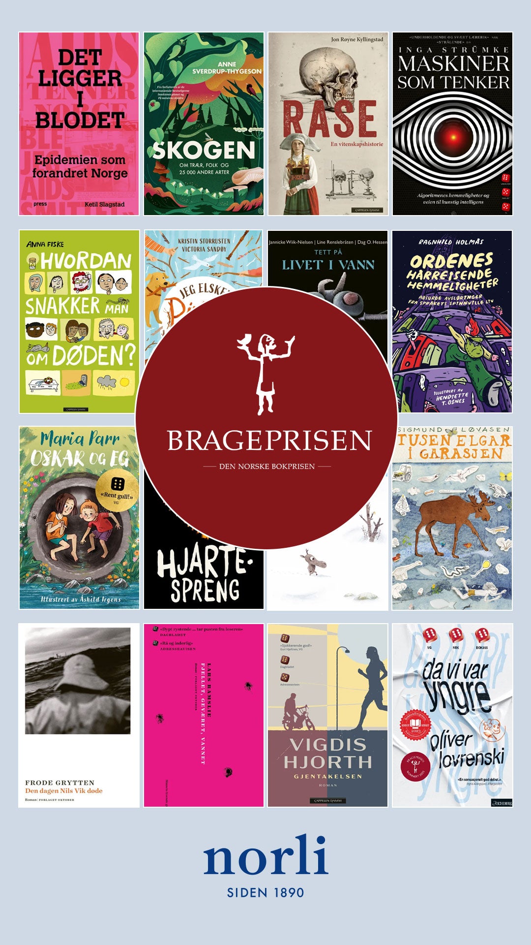 Nominerte til Brageprisen 2023