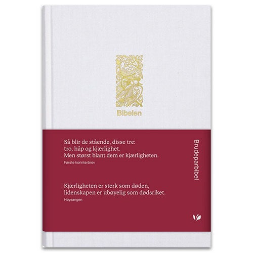 brudeparbibel: en vakker hvit bibel