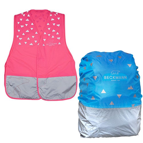 Refleksvest og Regntrekk til sekk